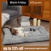 Pet Floor Pad Warm Dog Bed Mat Non-slip Super Soft Thickened Pet Mat Comfortable Surrounding Style Pet Plush Pad Pet Rest