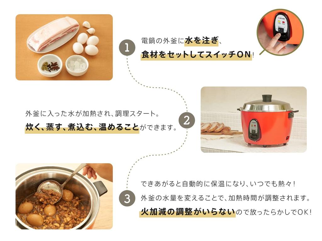 Official Daido Electric Pot Rice Cooker 10 Cups Stainless Steel Outer Pot Yellow Color L Size [TATUNG Store] (Electric Pot) - - [Genuine Product]