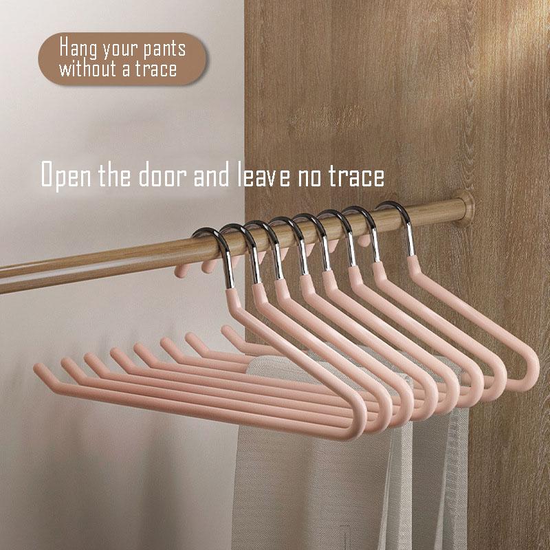 10PCS Goose Type Pants Rack Household Hanger Special Traceless Non-slip Goose Shaped Z Word Short Wardrobe Storage Artifact