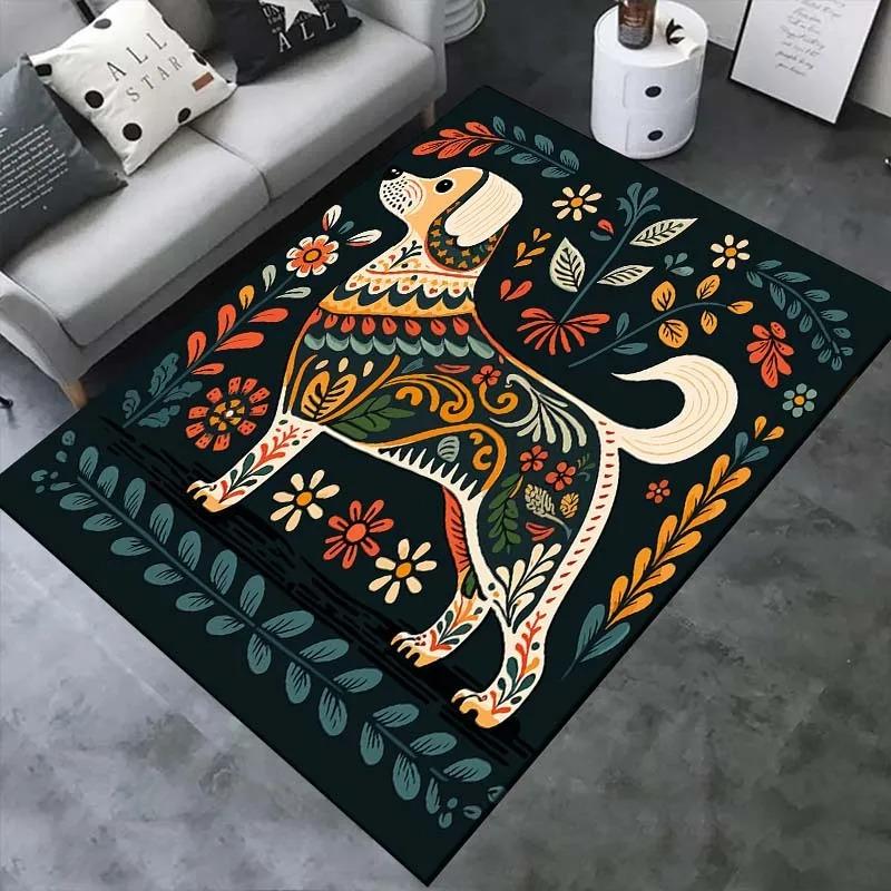 Chinese Zodiac Traditional Animal Floor Mat Door Decoration Home Living Room Floor Mat