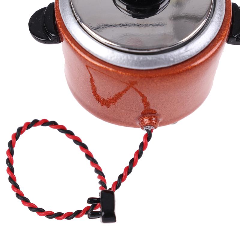 1Pc 1:12 Dollhouse Miniature Rice Cooker Kitchen Accessories Decoration Toy