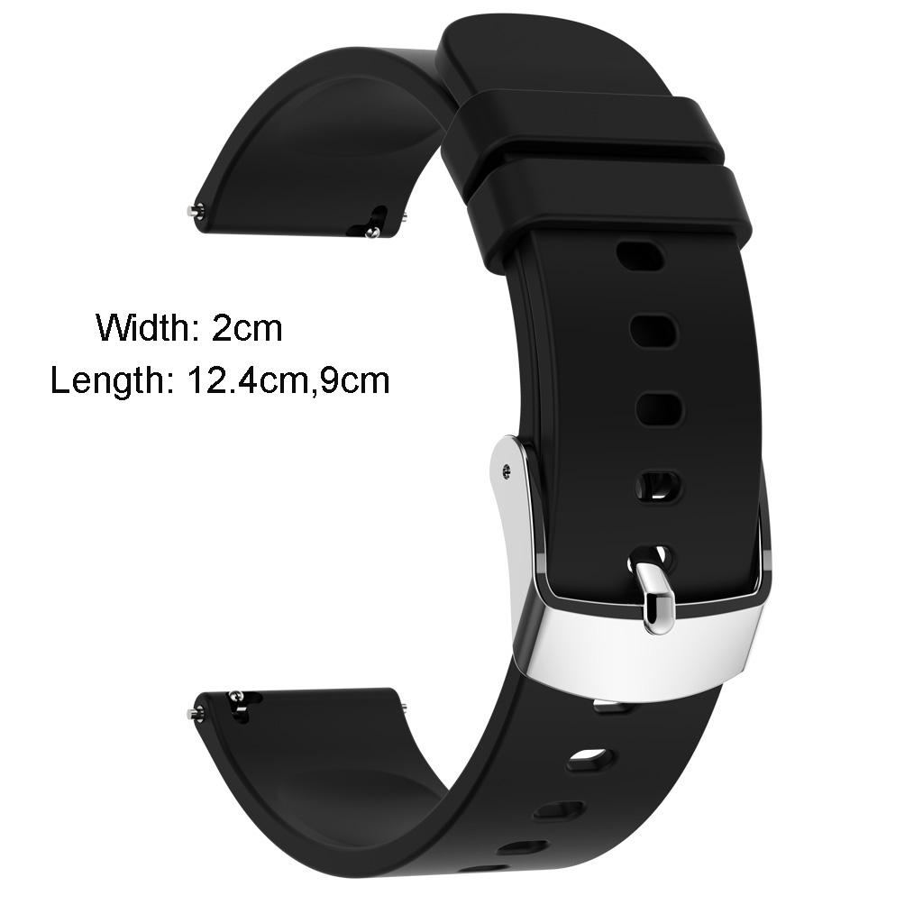 Cinturino Smartwatch a Rilascio Rapido-Antigraffio Morbido Braccialetto alla Moda Compatibile per P22 2cm Cinturino Confortevole