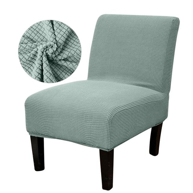 Knitted Corn Kernels Armless Chair Cover Decor Stretch Seat Slipcover Cover Protector Chair Cover Elastic Home Decoration