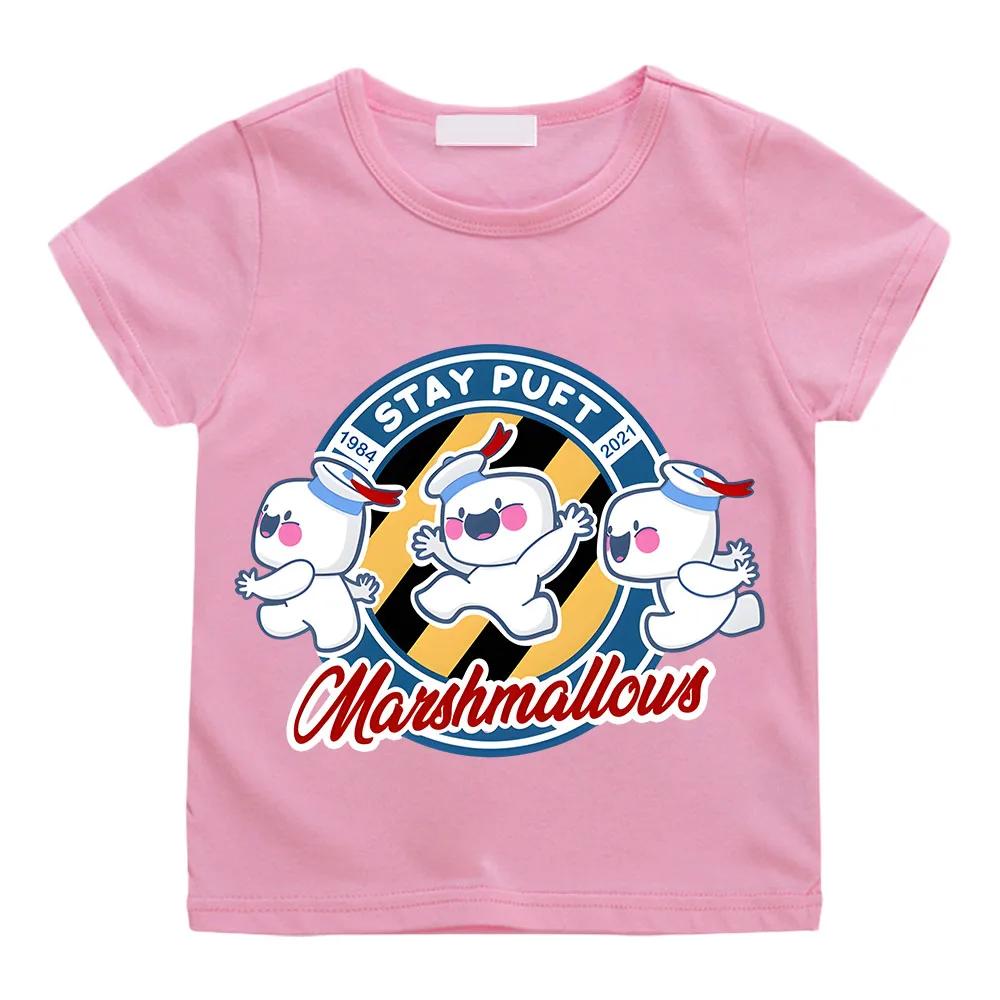 Ghostbusters Childrens Tshirt Print T Shirt for Kids 100 Cottton Short Sleeve GirlsBoys Clothes Cute Summer Tops Tee Cartoon