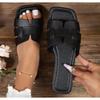 Letní pantofle Dámské Luxusní Venkovní Plážové Žabky Dámské Ploché Sandály Žena Trendový Design Nazouvací Boty Plus Size 43