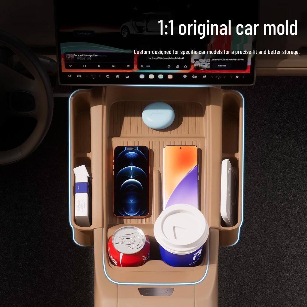 Compatible 2024-2025 LeDao L60 Car Upper Silicone Storage Organizer