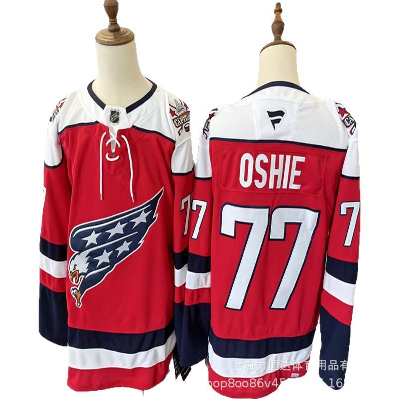 Ice Hockey Jersey Mens Team USA Capitals Embroidered Training Sports Uniform