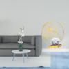 Modern Dancing Girl Iron Figurine Creative Art Sculpture Collectible Ornament for Bedroom Office