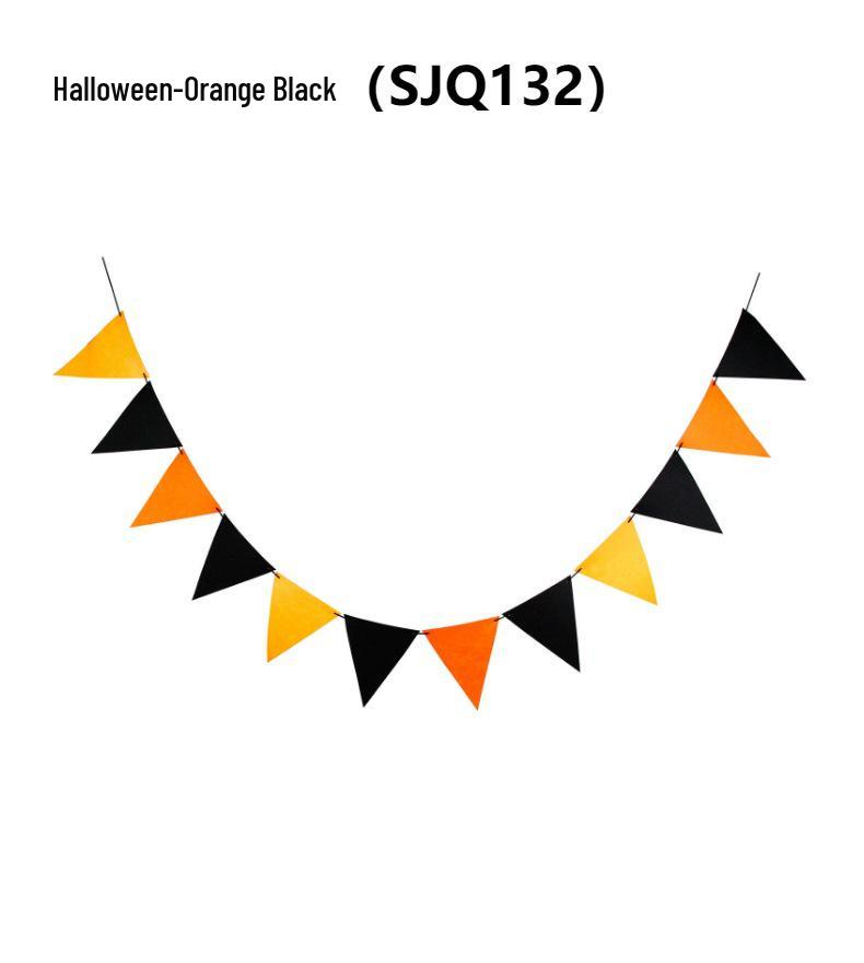 Bunte Feiertagsfilz DIY Wimpelgirlande - Thanksgiving, Halloween, Weihnachten, Geburtstagsdekorationen