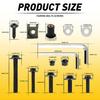 CNC Motorcycle Fairing Complete Bolts Kit Bodywork Screws Nuts Fit For Kawasaki