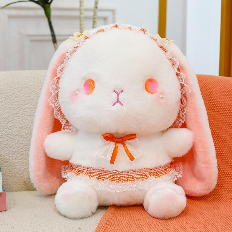 Cute and Funny Lolita Rabbit Backpack Japanese JK Style Girl's Heart Cute Little Rabbit Plush Bag Gift