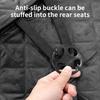 Car Seat Protector for Dogs, Double Zipper Waterproof Adjustable Strap Back Seat Pet Cover for Dogs for RV Sedan Truck Vehicle