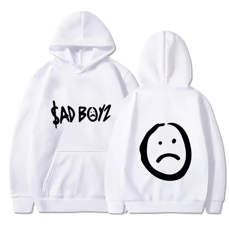 New Junior H Sad Boyz Printed Hoodie World Tour Merch Long Sleeve Streetwear Men Women Hooded Sweatshirt Hip Hop Male Clothes