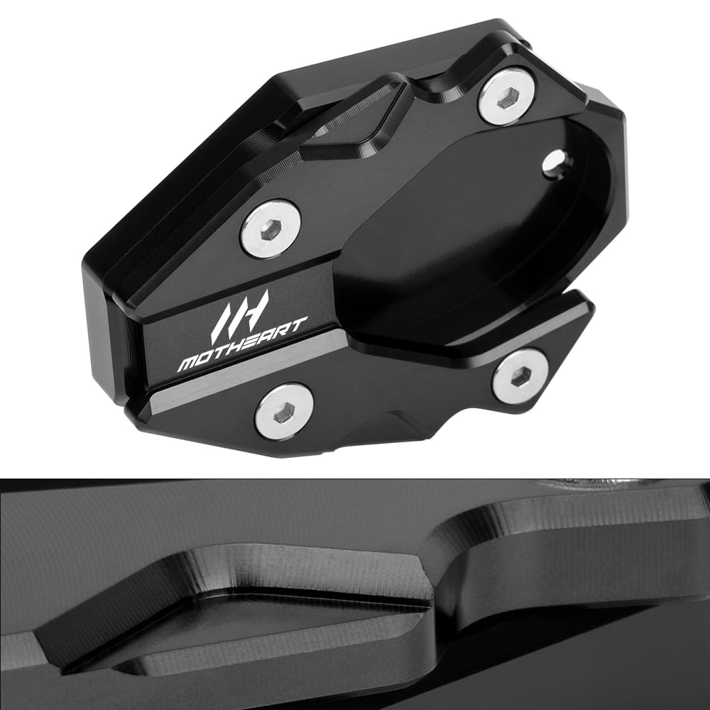 MotHeartCNC Bike Side Stand Enlarger Compatible with Ninja zx-4r/400/zx-4rr/125/500 z400/z125/z