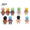 Kids Stress Relief Toy Babies with Face Guard Coat Underwear Soft Stretchy Anxiety Stretchable Fidget Relieving Baby Squeeze Hand Relaxation