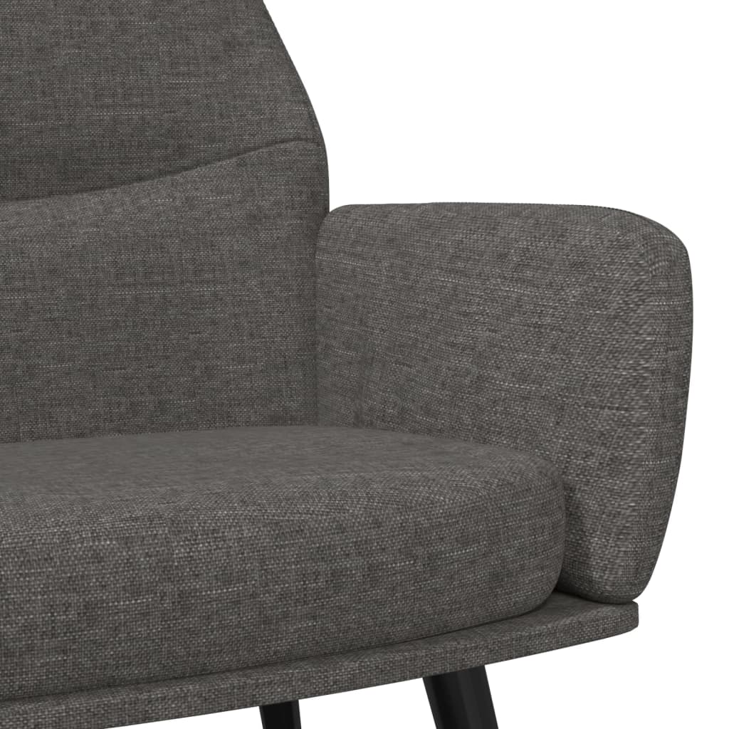 Relax Armchair Dark Grey Fabric