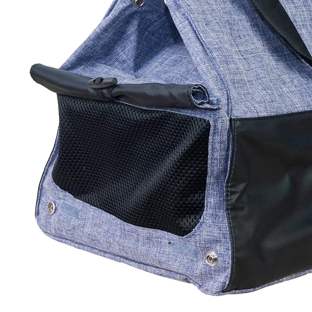 Gowalker Haustiertasche Melange Denim für Hunde und Katzen