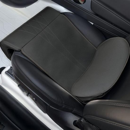 Faux Leather Car Seat Cover Lumbar Support Automotive Seat Cover Universal Summer Cooling Pad for Car SUV Truck Van
