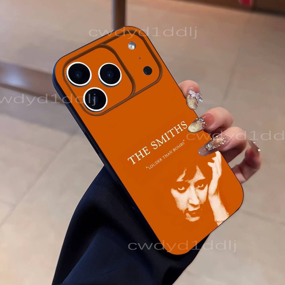 The S-Smiths The Queen Is Dead For iPhone 17,16,15,11,12,14,13 Pro Max Mini XS,XR,7 Plus 16E Air Soft Black Dustproof Phone Case