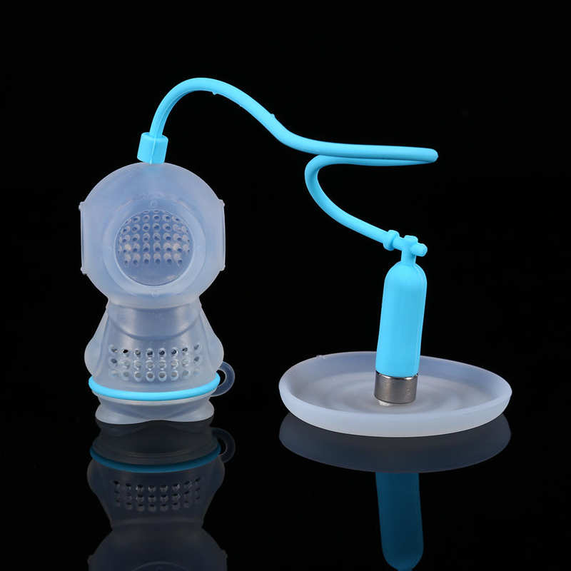 

Reusable Mesh Tea Leaf Infuser Strainer Filter Silicone Teabags Tea Diffuser Kitchen Tools Tea Bag Tea Strainers Accessories синий