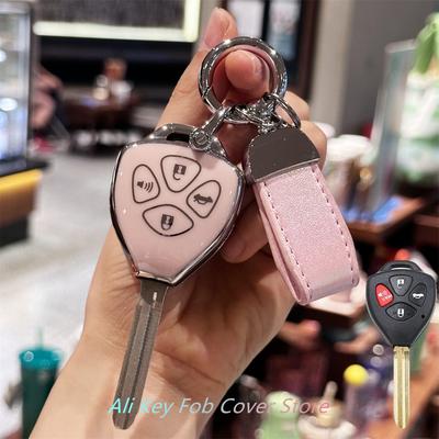 Schlüsselanhänger Abdeckung Leder Schlüsselanhänger Für Toyota Scion Camry Rav4 Corolla 4Runner Yaris Matrix Venza Avalon