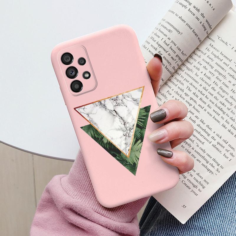 Case For Samsung Galaxy A53 5G A 53 Back Cover Protective Silicone Funda Fashion Marble Stone Texture Coque For Samsung A53 Capa
