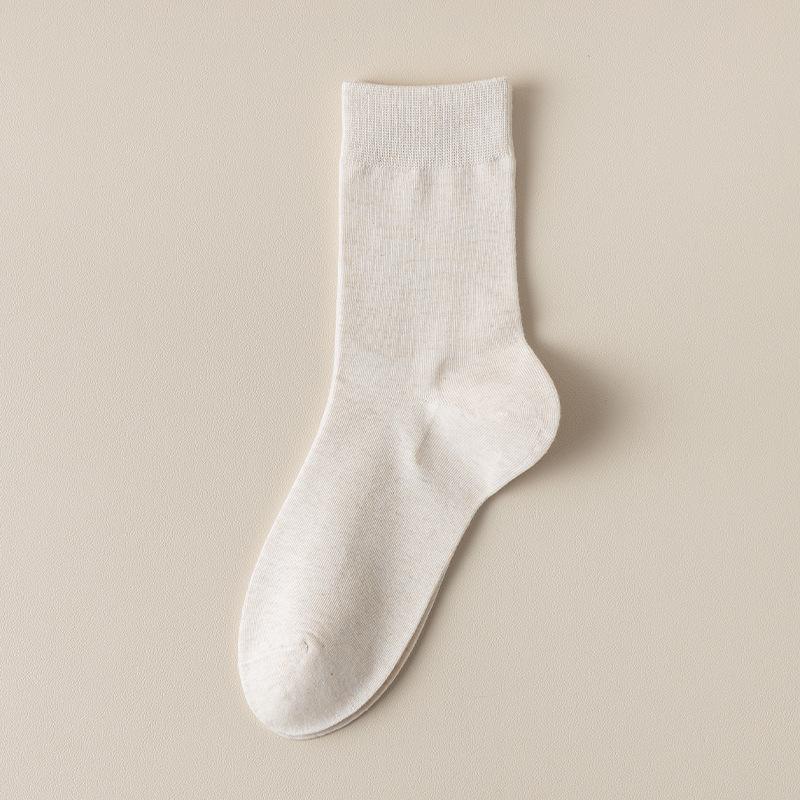 

Носки Мужские Хлопковые Носки против трещин Бесшовные Однотонные Антибактериальные Дышащие Устойчивые к запаху Не скатывающиеся Свободные Мужские Носки 1 pair белый