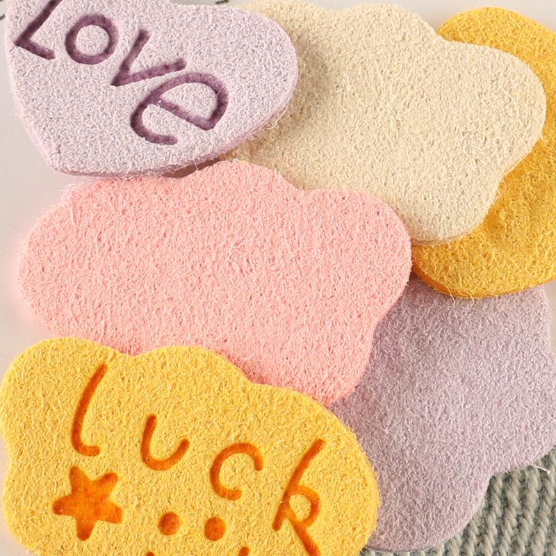 10Pcs/Bag Clothing Accessories Love Letter Leather Label Handbook Diy Embroidery Patch Printed Fabric Label Logo