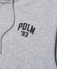 Pendulum Arch Logo Stitch Contrast Zip-Up Hoodie Lq7Tu429_Melange Grey