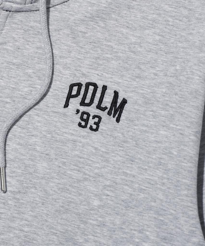 Pendulum Arch Logo Stitch Contrast Zip-Up Hoodie Lq7Tu429_Melange Grey
