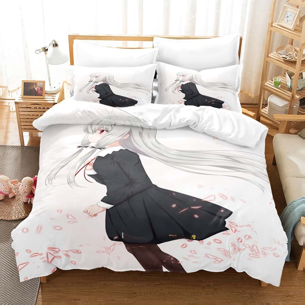 Ms. Vampire who lives in my neighborhood Bedding Set Single Twin Full Queen King Size Bed Set Adult Kid Bedroom Duvet cover Sets