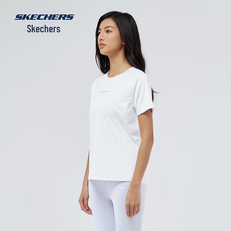 Skechers Women s Short Sleeve Knit T-Shirt L