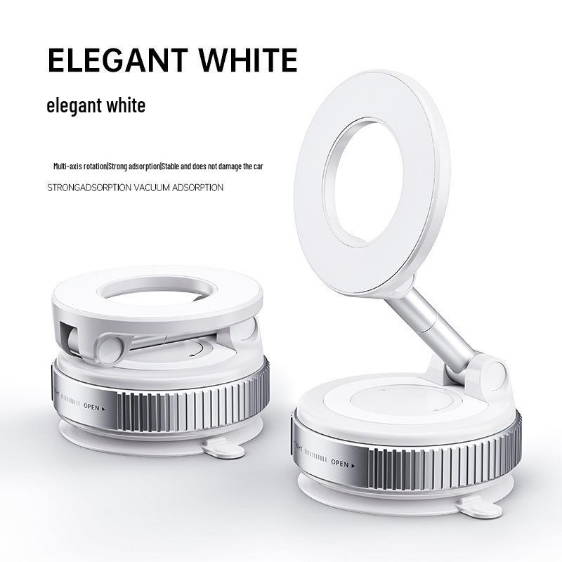 Magnetic Alloy & Plastic Car Phone Holder with Strong Suction for Navigation