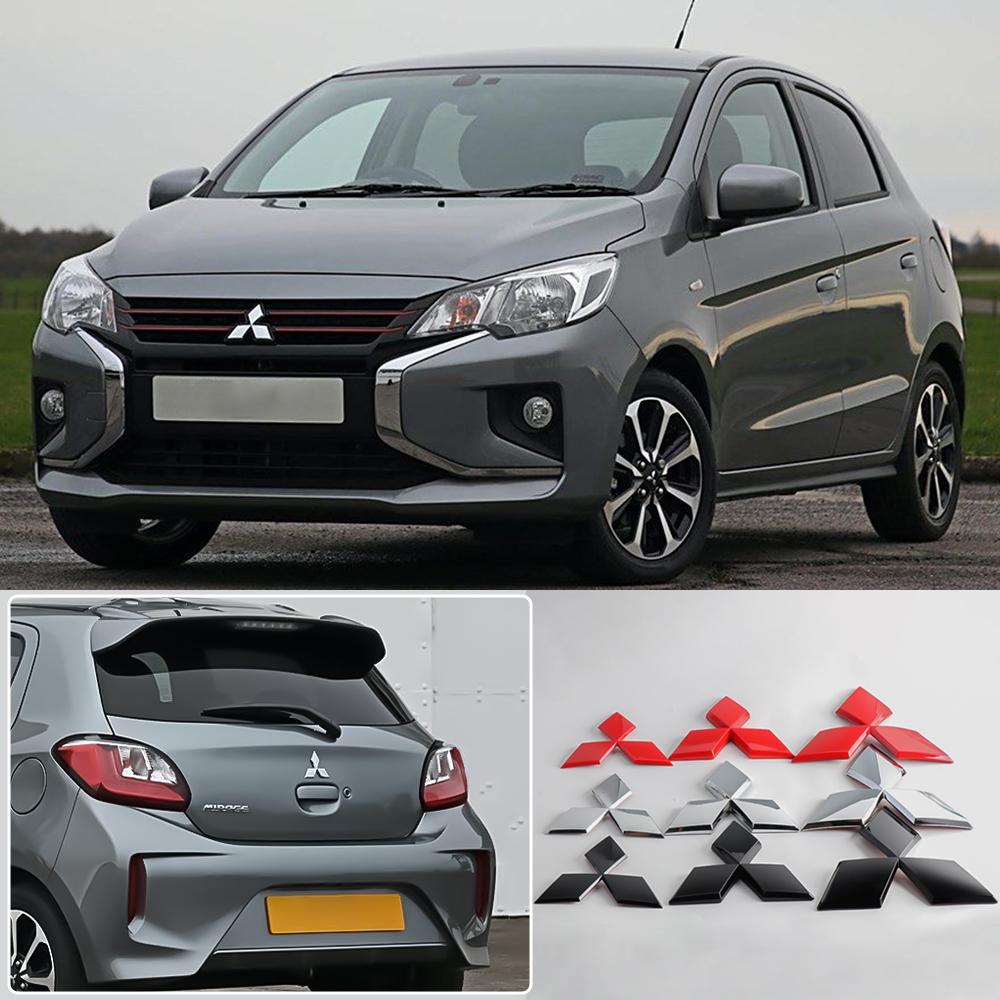 Auto Front Haube Motorhaube Emblem Heck Stoßstange Kofferraum Aufkleber Abdeckung Für Mitsubishi Asx Lancer Outlander Pajero Ralliart L200
