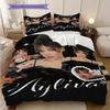 Ayliva exquisite poster art bedding, duvet cover, pillowcase, home decoration, birthday gift (1 * duvet cover+2 * pillowcase, coreless)