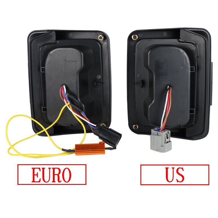 JEEP Wrangler LED Taillight Assembly for First Gen - Universal Fit & Brake Light