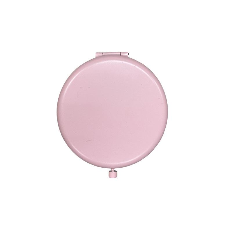 Flip Open Folding Compact Mirror, Zinc Alloy Portable Vanity Mirror for Purse Travel, Small Pocket Makeup Tool