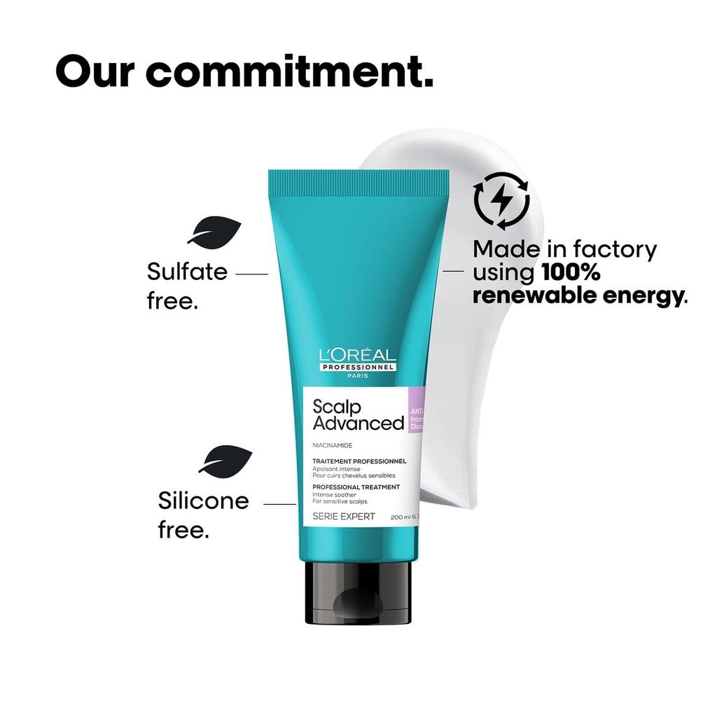 L'Oréal Professional Scalp Superior Treatment 200ml: Scalp care, for sensitive scalp, relieves discomfort, moisturizes, lightweight finish.