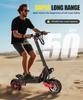 FREEBOY J15 MAX Adult E-Scooter 1600W48V18AH Folding E-Scooter 10 Fat Tire E-Mountain Scooter