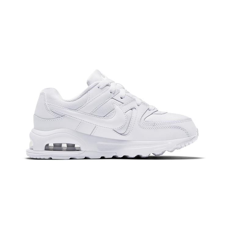Nike Air Max Command Fle Ammortizzazione ad Aria Resistente all'Abrasione Traspirante Basse Scarpe da Corsa Bianche 844347-101