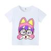 Slump Arale T-shirt Cute Girls Classic Anime Harajuku Cotton Kids Tees Streetwear Toddler Casual Short Sleeve Child Clothes Tops