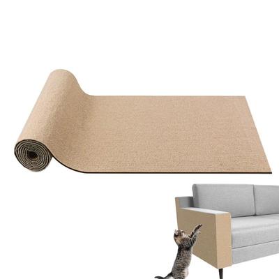 Cat Scratching Mat Self-Adhesive Trimmable Carpet Cat Scratching Post Carpet for Anti-scratching Sofa Furniture Protection