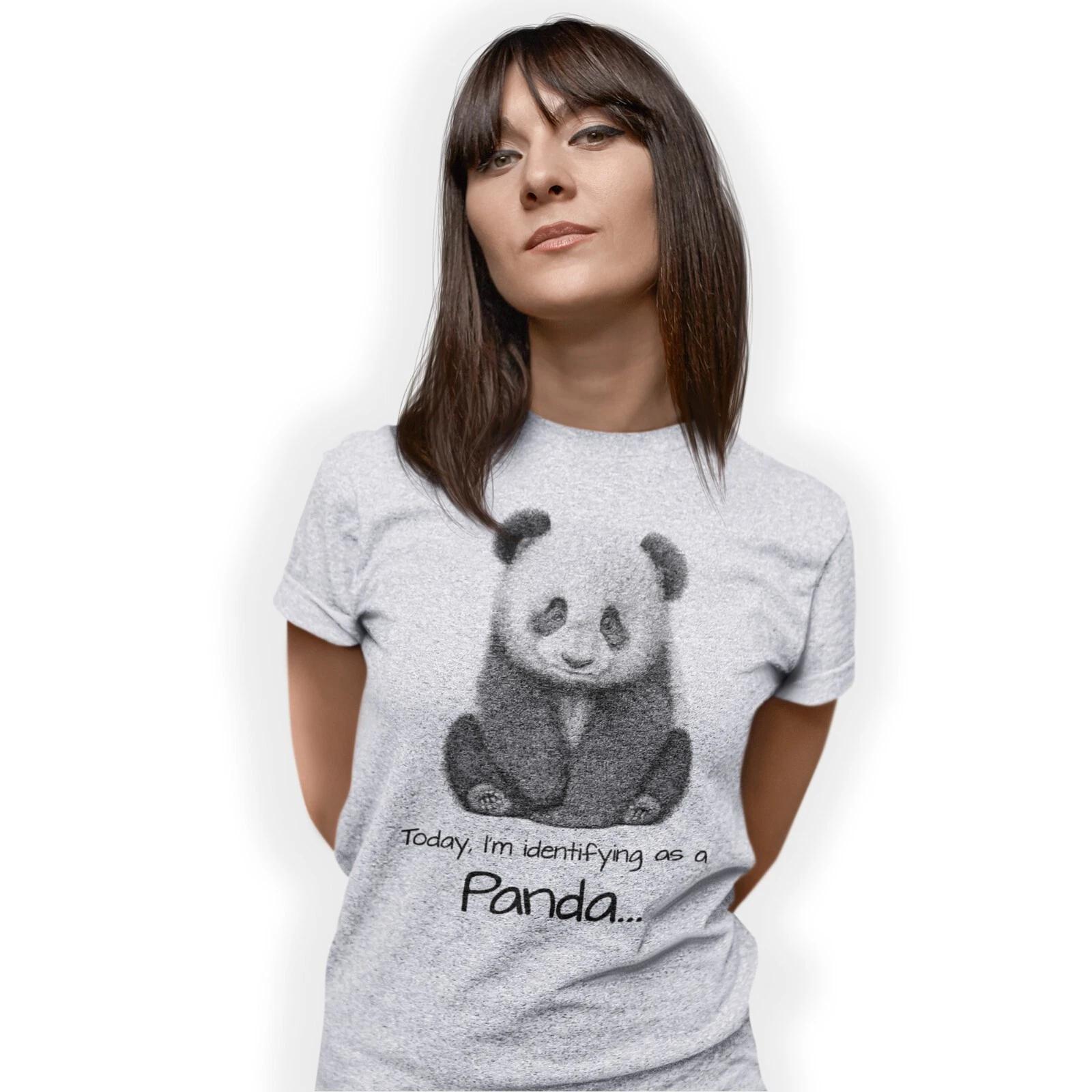 Today I m Identifying as a Panda Printed Adults and Kids T-Shirt Birthday Gift XL