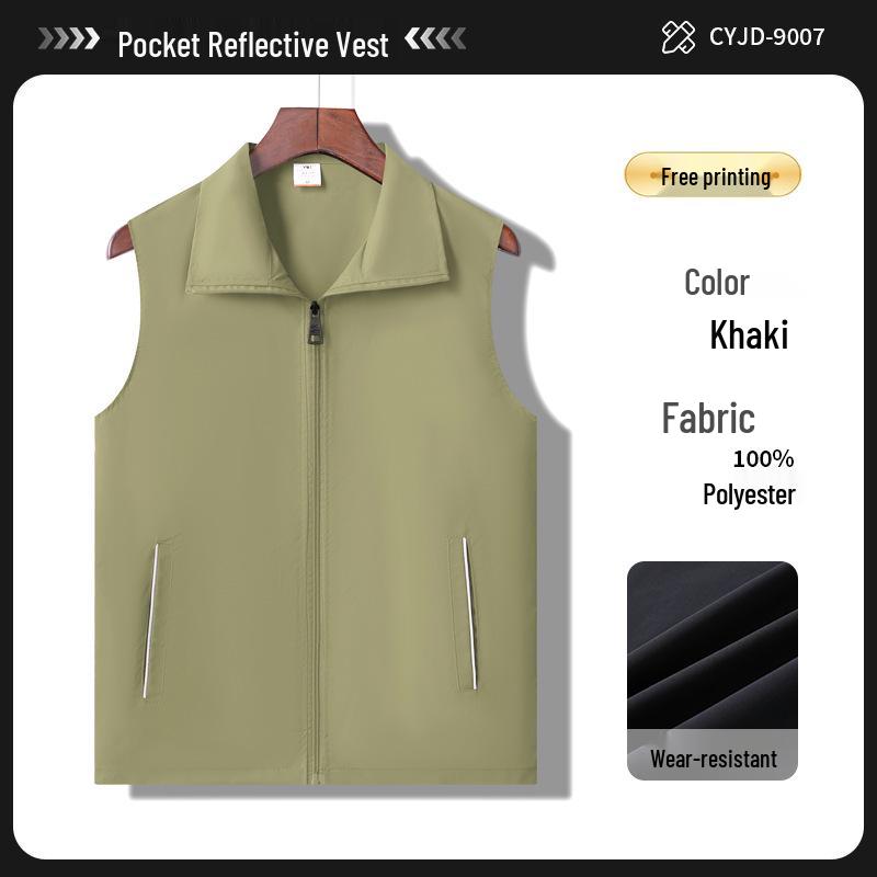 Customized Volunteer & Guide Vests with Logo for Supermarkets & Storage Activities