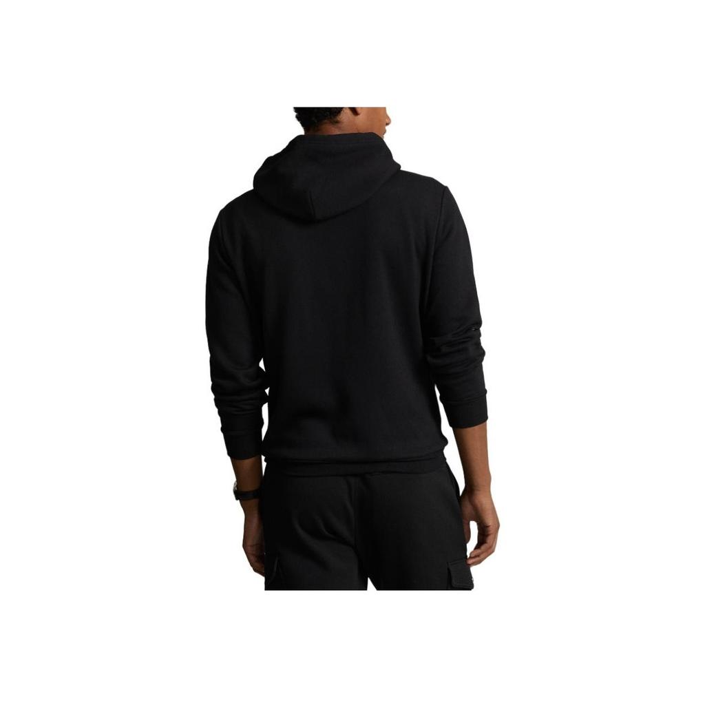 Polo Ralph Lauren Ss24 Letter Logo Printed Hooded Long Sleeve Sweatshirt Men Sweatshirt Black MNPOKNI16823432-001