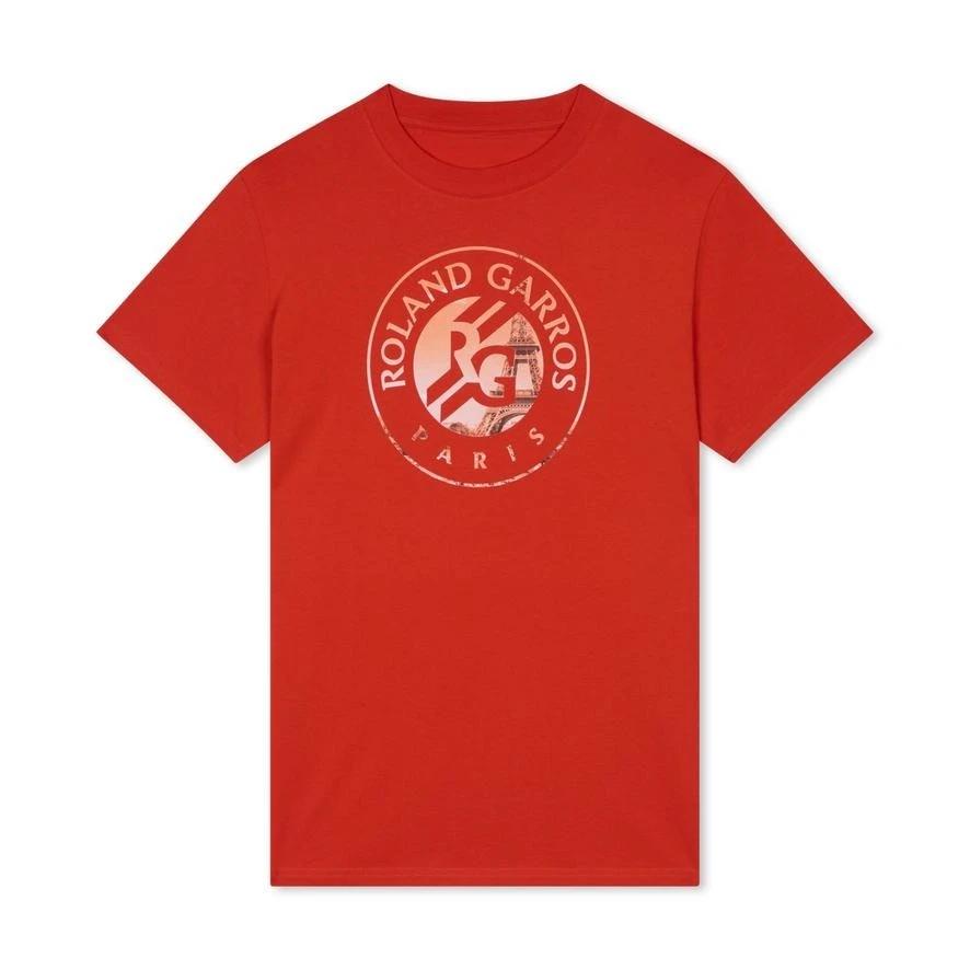 French Open Roland Garros Logo Men's Women's Tennis T-shirt 2025 Summer Pure Cotton Casual Sports Jersey Short-sleveed Top