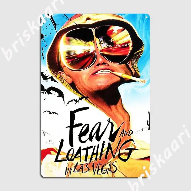 Fear And Loathing In Las Vegas Poster Metal Sign Poster Decoration Bar Cave Wall Pub Tin Sign Posters