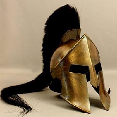 Armure médiévale Roi Léonidas Casque spartiate grec 300 Heaume romain Ancien portable