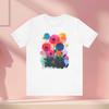 Watercolor Flowers T-Shirt, Floral Tee, Painted Flower Shirt, Botanical Top, Gardener Gift