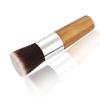 Round Flat Top Bamboo Handle Foundation Powder Brush Cosmetic Makeup Beauty Tool